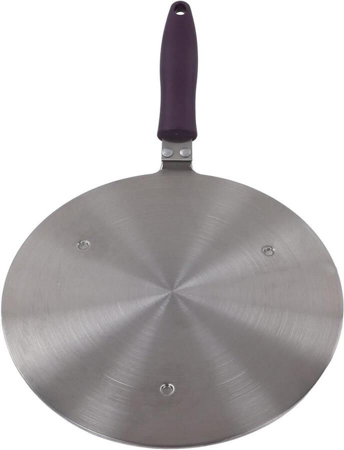 Inductie Adapterplaat Warmteverspreider Pannen Gelijkmatig Koken Roestvrij Staal 39 x 25 cm Zilverkleurig