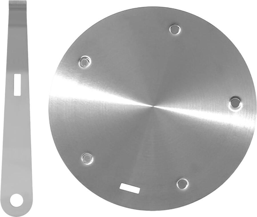 Inductie Adapterplaat Warmteverspreider Sudderschijf Gelijkmatig Koken Afneembare Handgreep 21 cm Diameter
