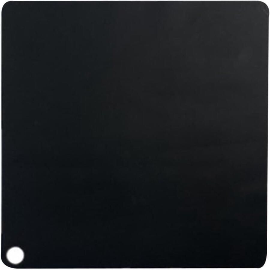 Inductie beschermmat Kookplaat mat Kookplaat beschermen Hittebestendig siliconen 25x25 cm Zwart