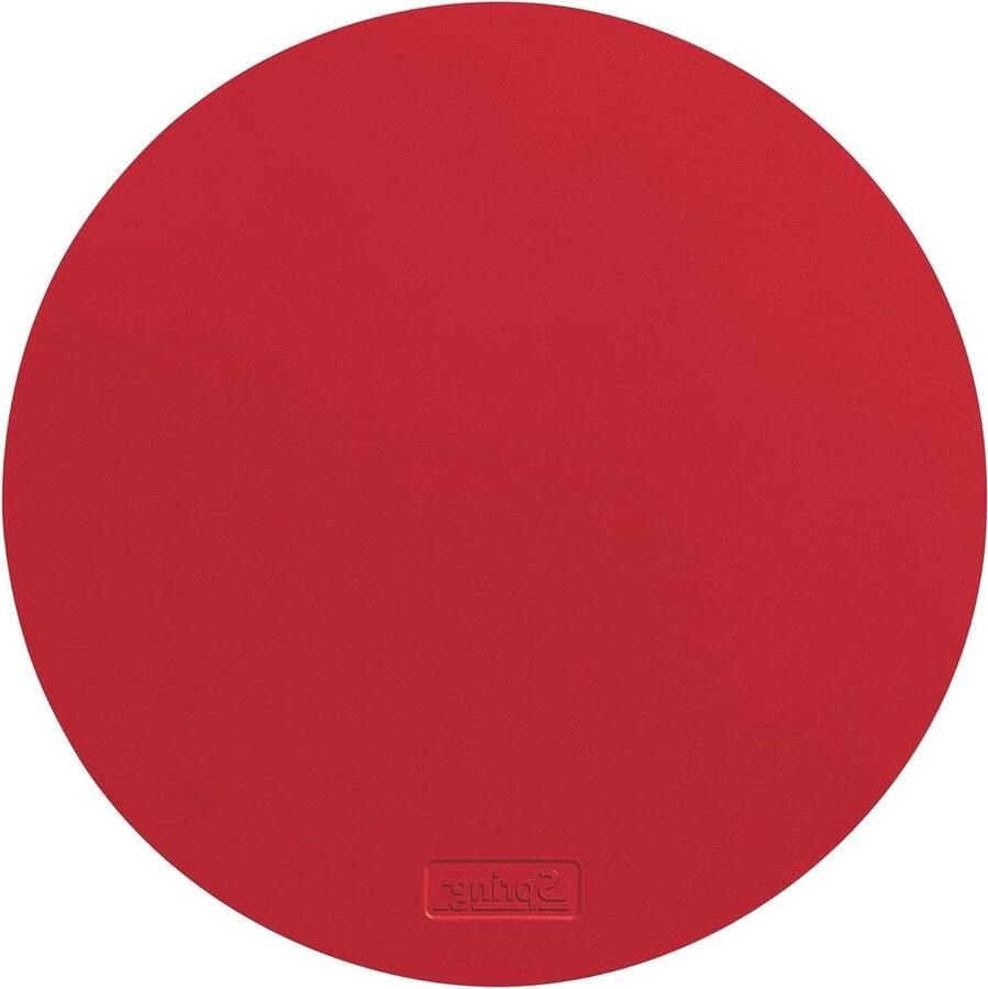 Inductie Beschermmat Kookplaat Mat Krasvrije Kookplaat Hittebestendig Siliconen 22 cm Rood