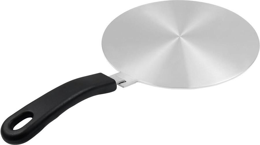 Inductie Converter Plaat Hitteverspreider Adapter Gelijkmatig Koken Drielaagse Structuur 24 cm Diameter Zwart