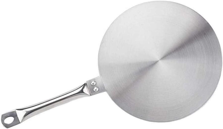 Inductie Converter Platen Adapter Koken op Inductie Universeel Geschikt 21.5 cm Zilver