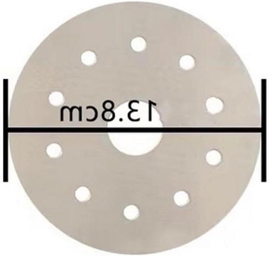 Inductie Converter Warmteplaat Adapter Koken op Inductie Roestvrij Staal 138 cm Zilver