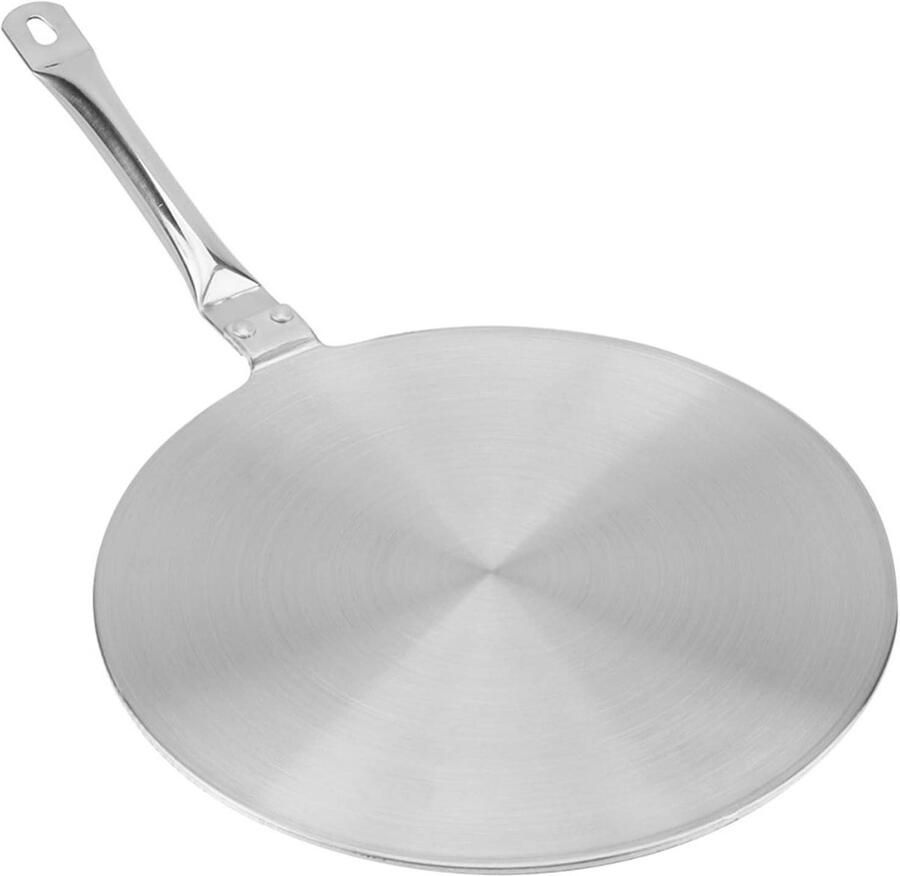 Inductie Converter Warmteverspreider Plaat Koken op Inductie Roestvrij Staal 20 cm Zilver
