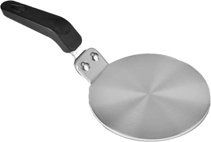 Inductie Converter Warmteverspreider Ring Gelijkmatig Koken Roestvrij Staal 13 cm Zilverkleurig