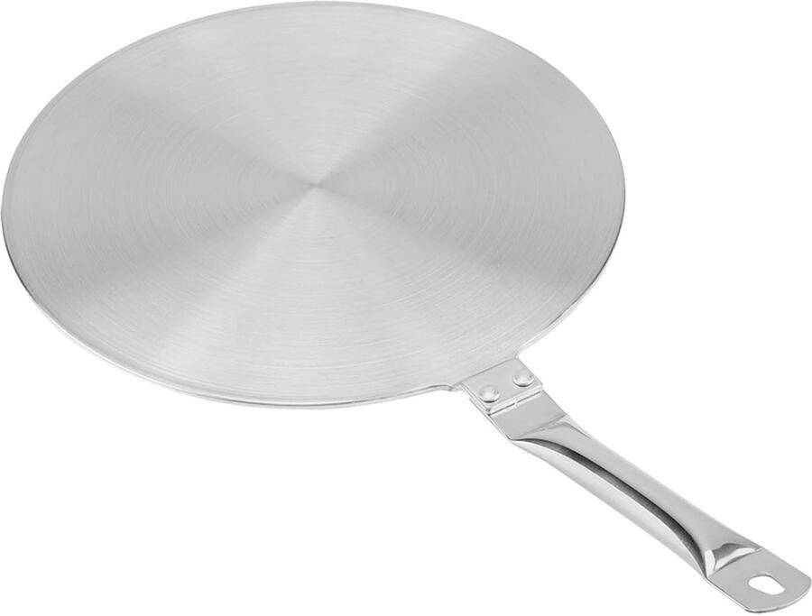 Inductie Converter Warmteverspreider Simmer Ring Plaat van RVS met Handvat Ideaal voor Koken Warmhouden en Geschikt voor Inductiekookplaten (20cm)