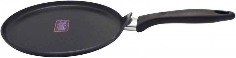 Inductie Crêpe Pan Koekenpan Pannenkoeken Bakken Rechter Ontwerp 600 ml Zwart