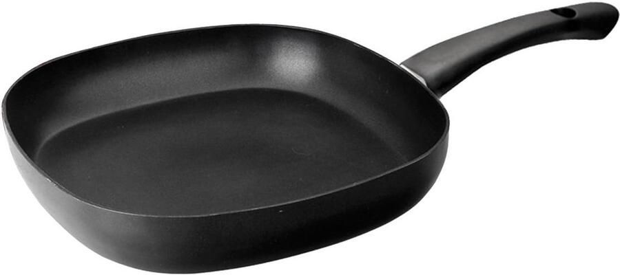 Inductie Grill Pan Vierkant Antiaanbaklaag 26x26 cm Aluminium