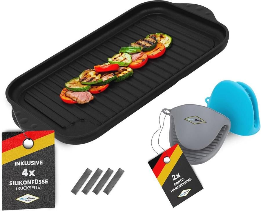 Inductie Grillplaten Perfect voor Steaks Vis en Groenten