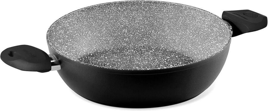 Inductie Koekenpan 24 cm Zwart Aluminium Geschikt voor Alle Kookplaten