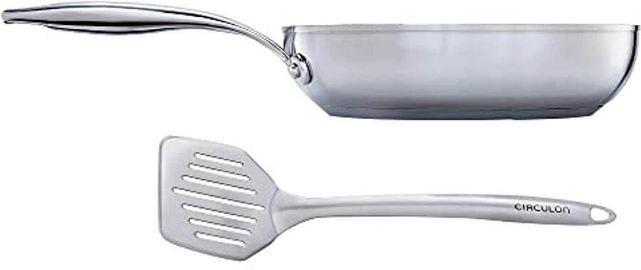 Inductie Koekenpan 24cm met Anti-aanbaklaag en Koel Handvat Vaatwasmachinebestendig