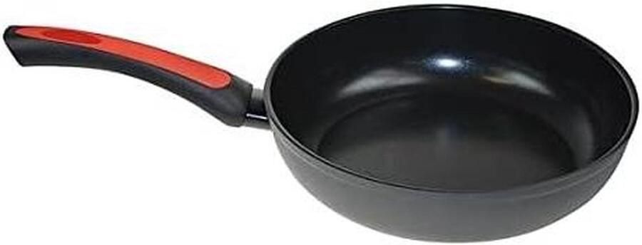 Inductie Koekenpan Braadpan Hoge Koken op Inductie Met Anti-aanbaklaag N.v.t. Zwart