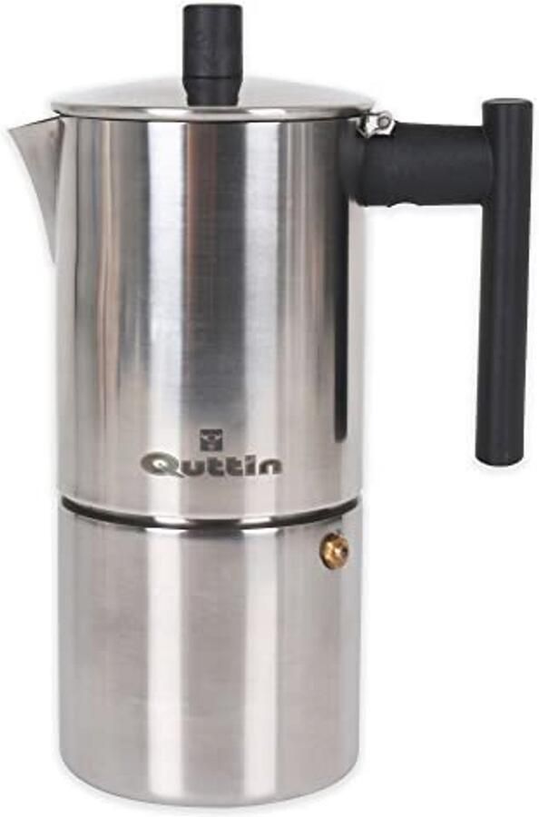 Inductie koffiezetapparaat voor Moka Express – Roestvrij staal ergonomische handgreep geschikt voor alle warmtebronnen