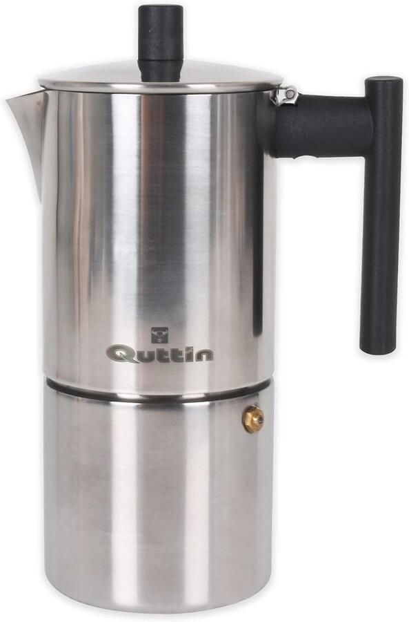 Inductie koffiezetapparaat voor Moka Express – Roestvrij staal ergonomische handgreep geschikt voor alle warmtebronnen