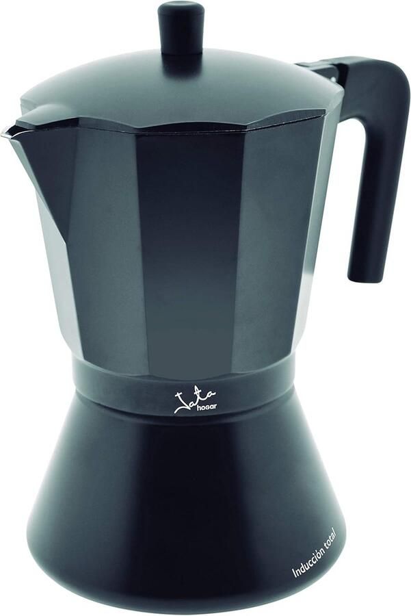 Inductie Koffiezetter Mokkapot Espresso Maken Roestwerende Behandeling 16 x 14 x 22 cm Zwart