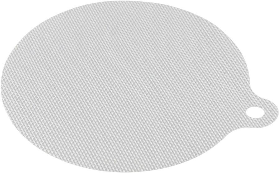 Inductie Kookmat Beschermmat Siliconen Kookplaat Beschermen Warmte-isolerend Antislip 19 x 16.5 cm Wit