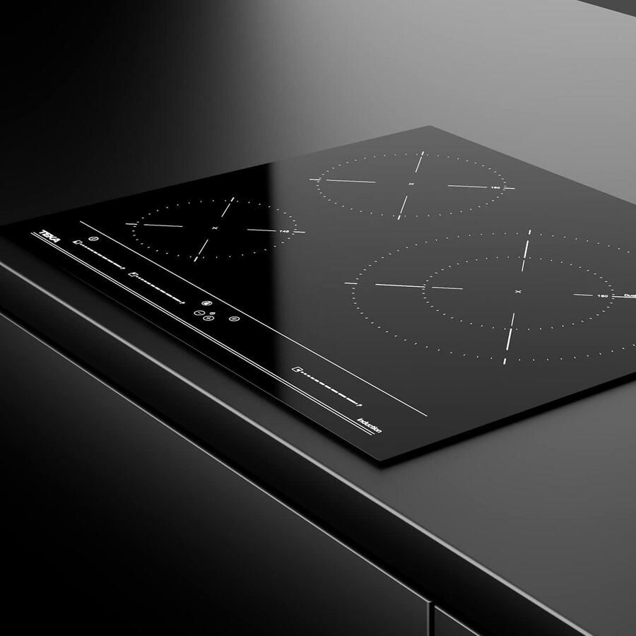 Inductie Kookplaat 60 cm met 3 Zones Power Plus Functie Zwart