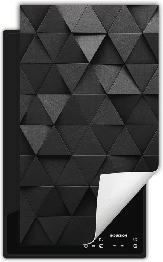 Inductie Kookplaat Beschermer 30x52 cm Donkergrijs 3D