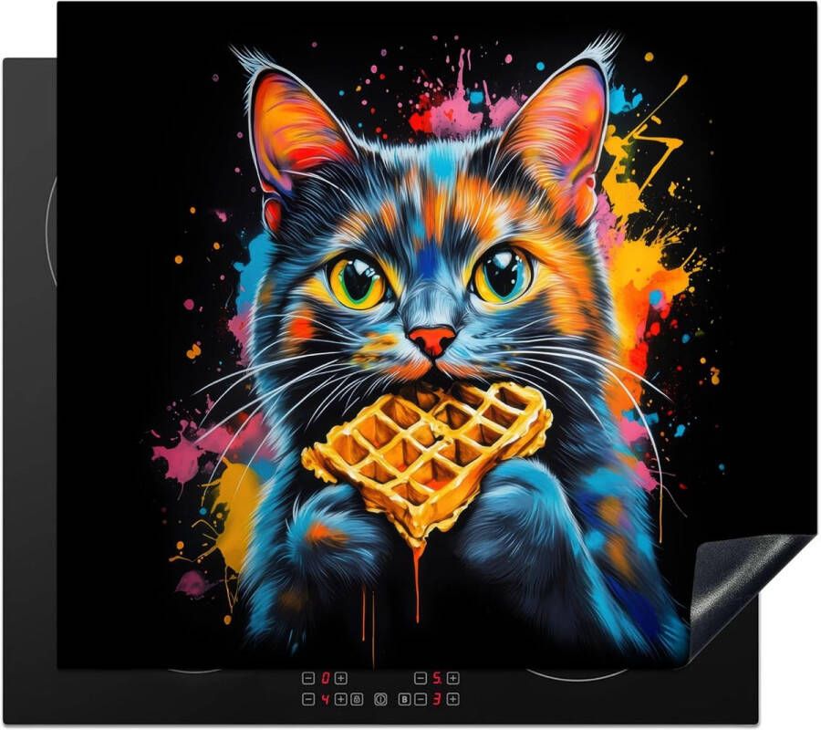 Inductie Kookplaat Beschermer 60x52 cm Antislip Afdekplaat voor Keuken Decoratie