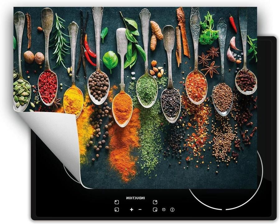 Inductie Kookplaat Beschermer Aanrechtblad Mat Keuken Werkruimte Kras- en Vuilwerend 70x52cm Kruidentuin