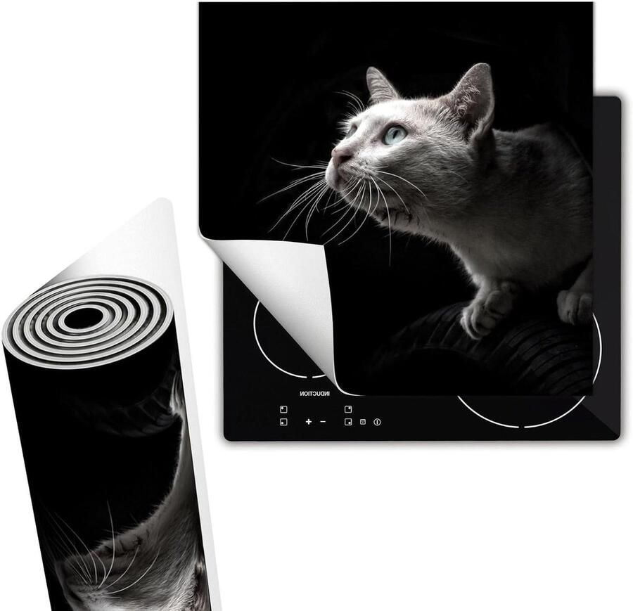 Inductie Kookplaat Beschermer Afdekplaat Anti Slip Mat Extra Werkruimte Creëren Duurzaam Vinyl Materiaal 60x52 cm