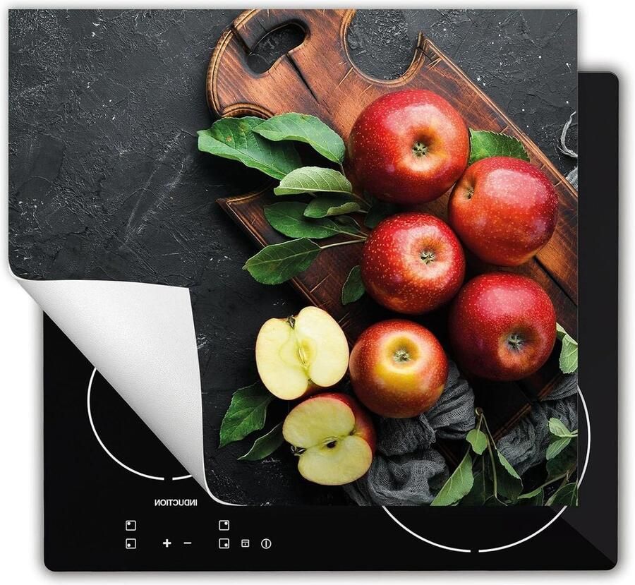 Inductie Kookplaat Beschermer Afdekplaat Mat Koken en Bakken Antislip Vinyl Materiaal 60x52 cm Grijs