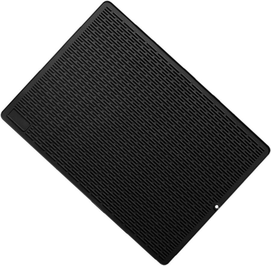 Inductie kookplaat beschermer Beschermmat kookplaat beschermen Veelzijdige bewaker 53L x 10B cm Zwart