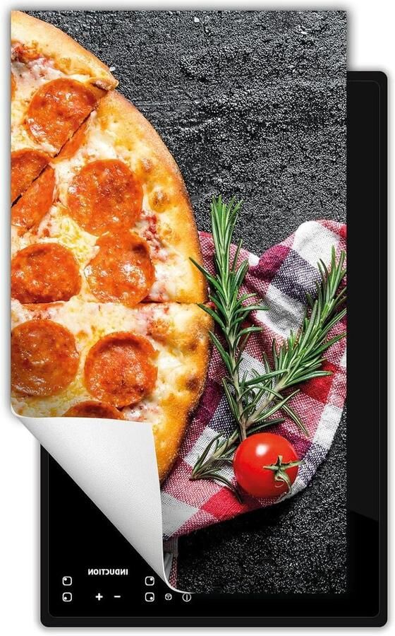 Inductie kookplaat beschermer Fornuis afdekplaat 30x52 cm Pizza