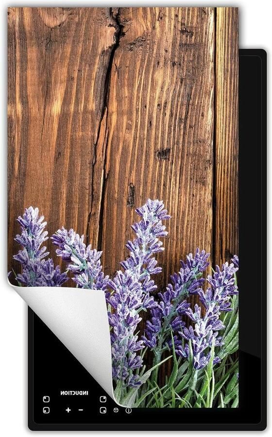 Inductie kookplaat beschermer Fornuis afdekplaat Extra werkruimte creëren Krasbestendig vinyl 30x52 cm Lavendel