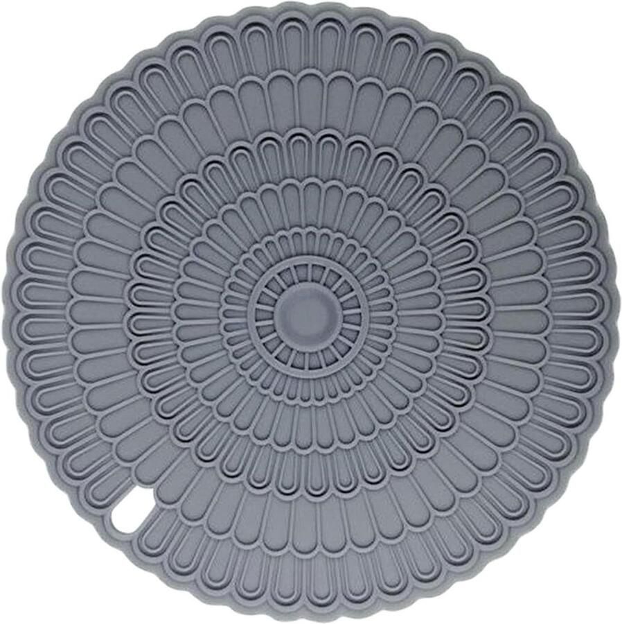 Inductie Kookplaat Beschermer Fornuis Liner Mat Kookplaat Beschermen Antislip Ontwerp 20 cm Grijs