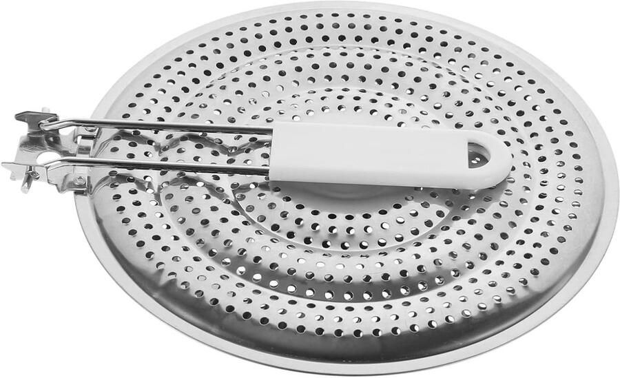 Inductie Kookplaat Beschermer Fornuis Mat Lekbak Gelijkmatig Koken Warmteverspreider Functie 40 x 203 cm Zilver