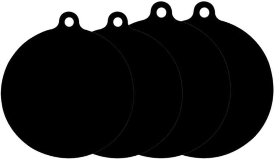 Inductie Kookplaat Beschermer Hittebestendige Mat Keuken Beschermen Antislip Siliconen 4 Stuks Set Zwart