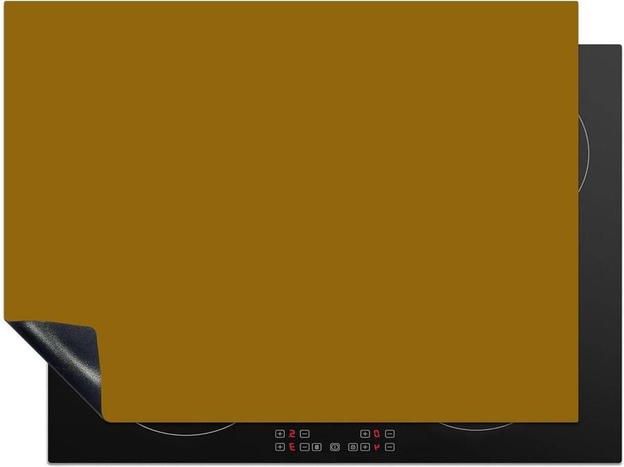 Inductie Kookplaat Beschermer Inductie Mat Keuken Verfraaien Luxe Vinyl Materiaal 71x52 cm Goud