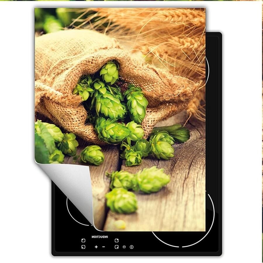 Inductie Kookplaat Beschermer Kookplaat Mat Anti Slip Keuken Werkruimte Krasbestendig Vinyl 40x52 cm Hout