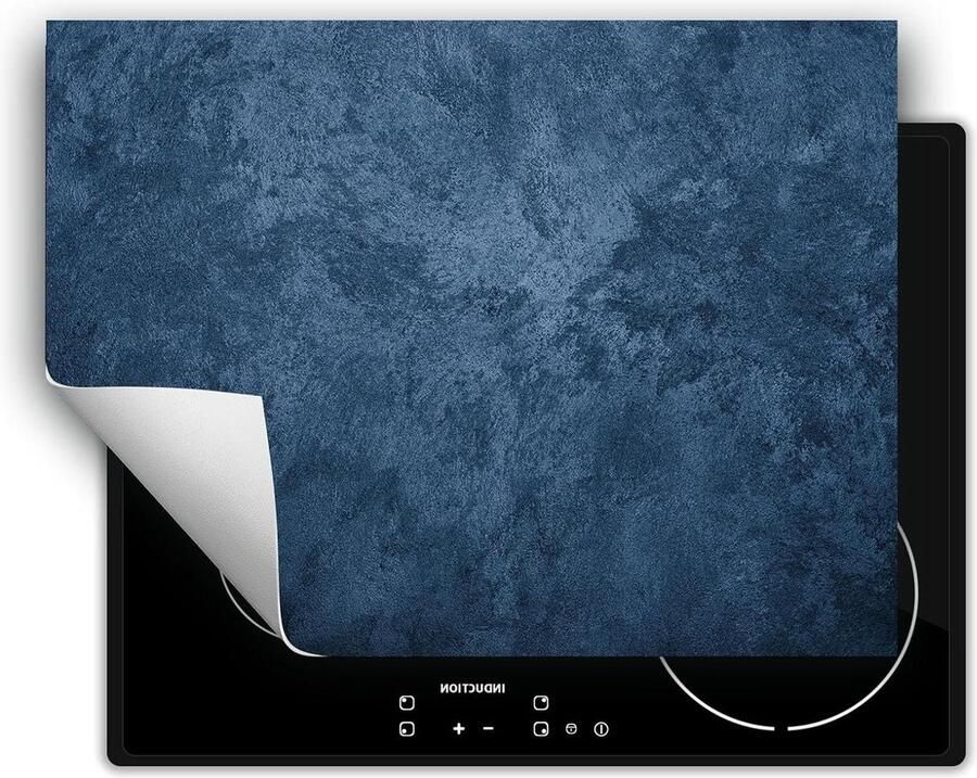Inductie Kookplaat Beschermer Kookplaat Mat Extra Werkruimte Creëren Kras- en Vlekbestendig 80x52 cm Blauw Leisteen