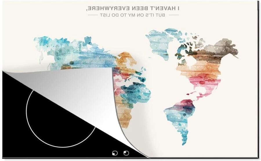 Inductie Kookplaat Beschermer Kookplaat Mat Keuken Decoratie Waterafstotend Vinyl 81x52 cm Multicolor