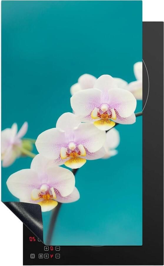 Inductie Kookplaat Beschermer Mat Inductie Fornuis Keuken Beschermen Krasvrij Werkoppervlak 30x52 cm Orchidee Paars