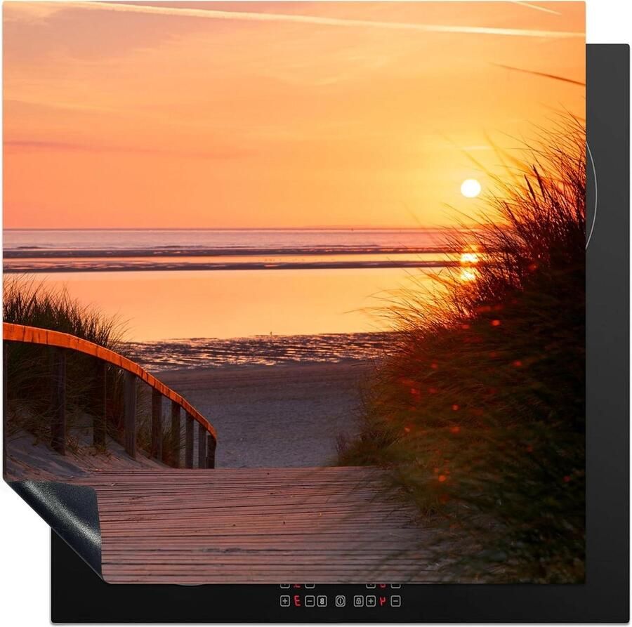 Inductie Kookplaat Beschermer Mat Kookplaat Keuken Beschermen Kras- en Vuilwerend 78x78 cm Multicolor