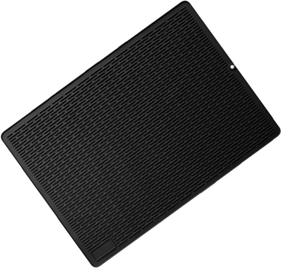 Inductie Kookplaat Beschermer Silicone Mat Keuken Beschermen Hittebestendig Ontwerp 70x50 cm Zwart
