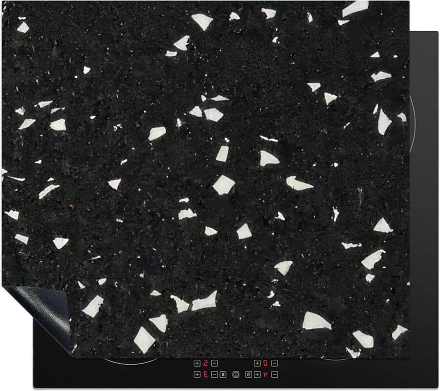 Inductie Kookplaat Beschermer Werkblad Beschermer Extra Werkruimte Unieke Foto Print 60x52 cm Terrazzo