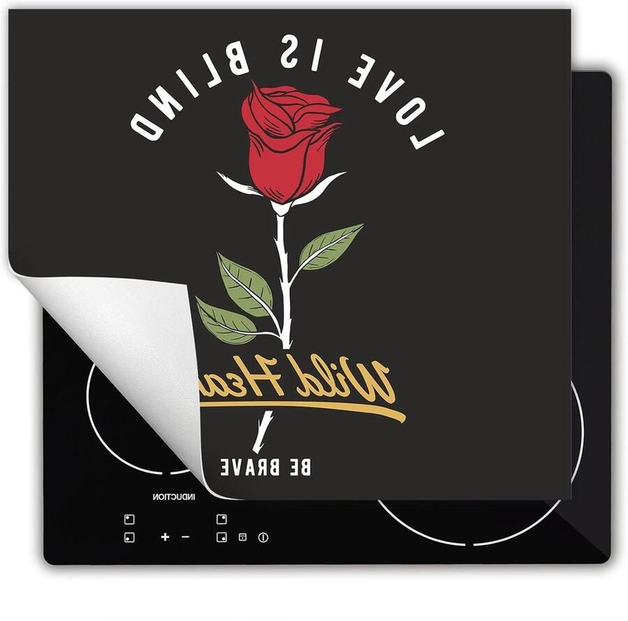 Inductie Kookplaat Beschermer Werkblad Beschermer Keuken Werkruimte Creëren Antislip Vinyl Materiaal 60x52 cm Donkergrijs