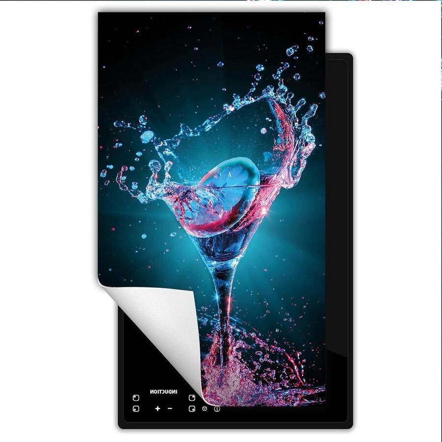 Inductie Kookplaat Beschermer Werkblad Beschermer Keuken Werkruimte Vergroten Antislip Vinyl Materiaal 30x52 cm Kleurrijk