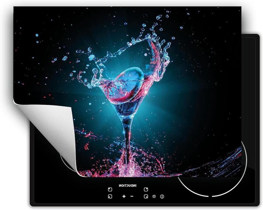 Inductie Kookplaat Beschermer Werkblad Beschermer Mat Keuken Beschermen Antislip Vinyl Materiaal 80x52 cm Kleurrijk