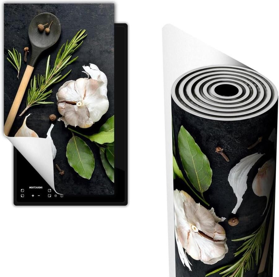 Inductie Kookplaat Beschermer Werkblad Mat Extra Werkruimte Creëren Anti-slip Vinyl 30x52 cm Kruiden Leitje