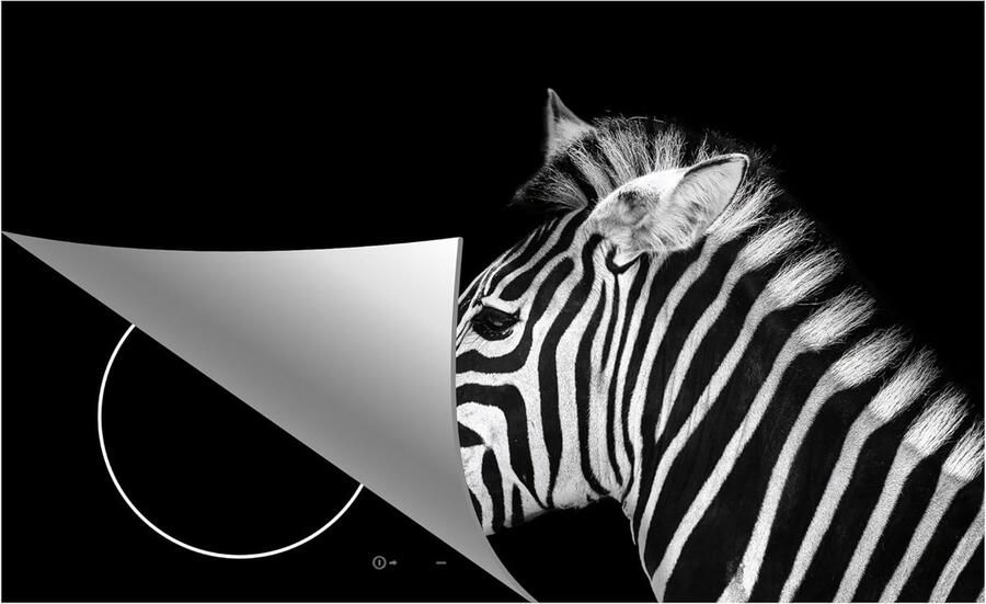 Inductie Kookplaat Beschermer Zebra Print 76x52 cm Kookplaat Onderlegger