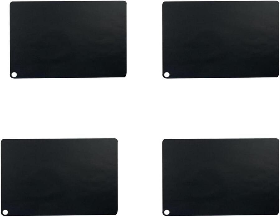 Inductie Kookplaat Beschermers Kookplaat Matten Kookplaat Beschermen Hittebestendig Antislip 25x35 cm Zwart