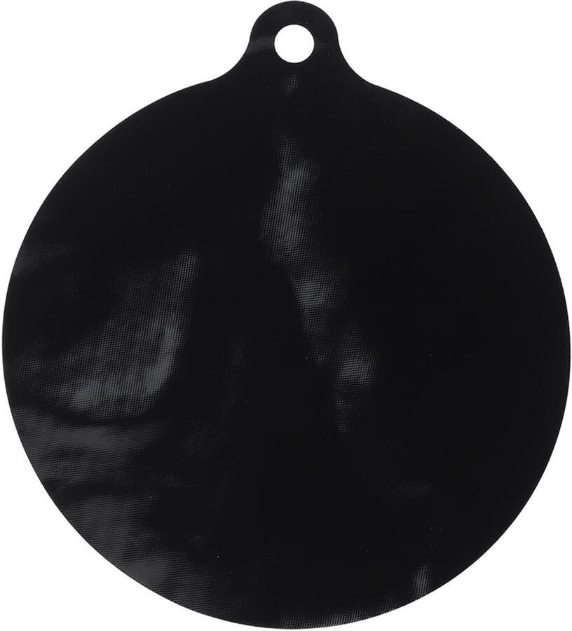 Inductie Kookplaat Beschermmat Antislip Siliconen Mat Kookplaat Beschermen Hittebestendig tot 250°C 22 cm Diameter Zwart