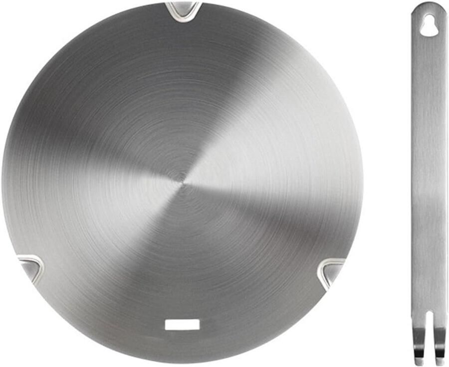 Inductie Kookplaat Converter met Afneembare Handvat Warmte Diffuser voor Gaskookplaten en Glaskookplaten 22cm