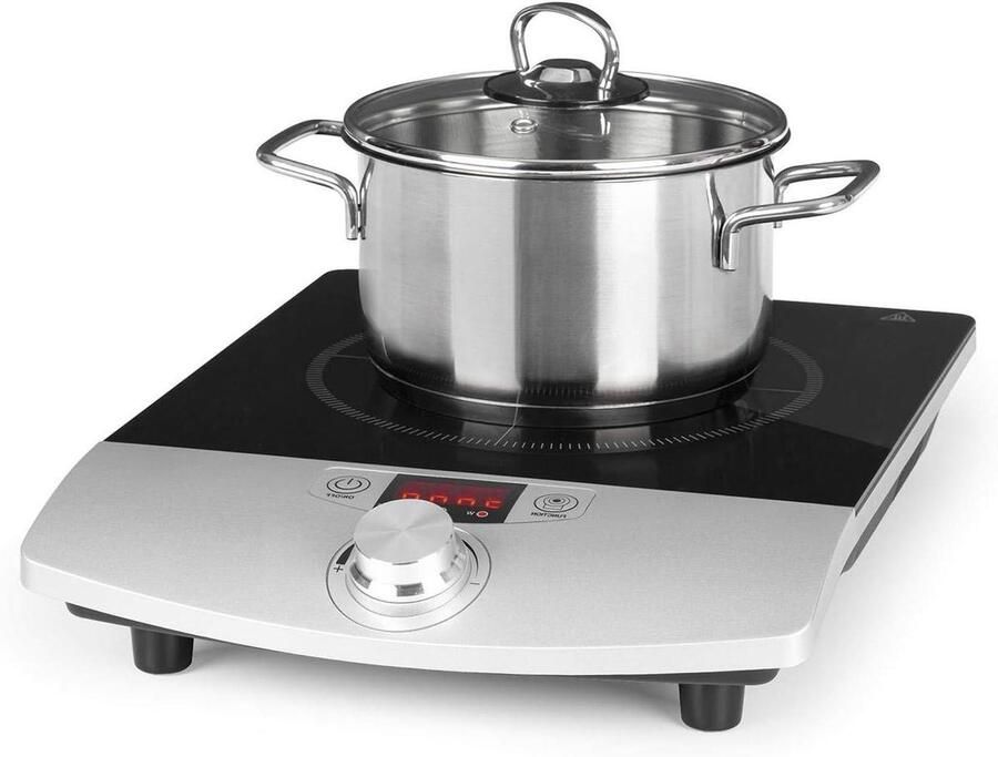 Inductie Kookplaat Draagbare Kookplaat Koken Thuis Touch Bediening 1800 Watt Zwart