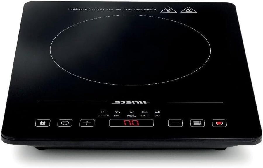 Inductie Kookplaat Draagbare Kookplaat Snel Koken Digitale Touch Bediening 29 x 37 cm Zwart